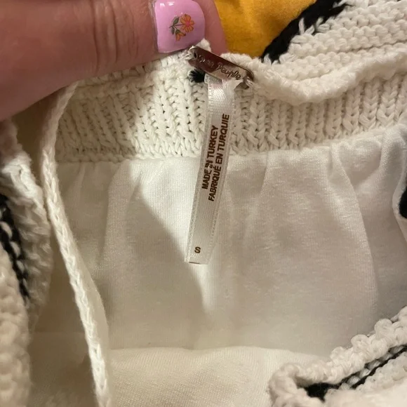 FREE PEOPLE White Crochet Dress - Picture 3 of 3